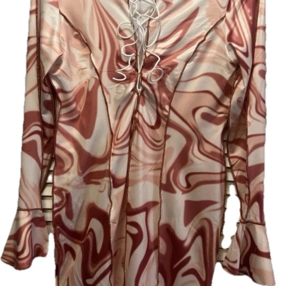 Women's Tie-Dye Dress, Sz XL